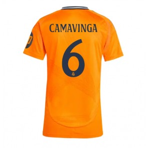 Real Madrid Eduardo Camavinga #6 Gostujuci Dres za Ženska 2024-25 Kratak Rukavima